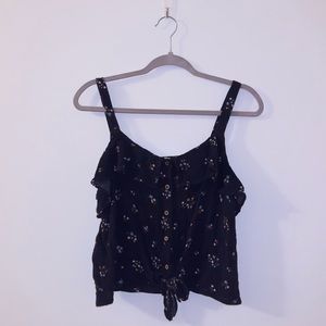 Purple floral top